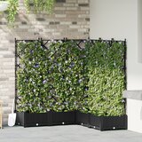 vidaXL Vrtne Sadilnice Črna Plastika 120 x 120 x 125.5 cm Cene