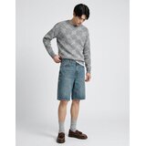 Daily Paper Kratke hlače & Bermuda COMPACT SHIELD EMBROIDERY DENIM SHORTS Modra | Shoptok.si