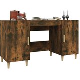  Radni stol boja dimljenog hrasta 140x50x75 cm konstruirano drvo | shoptok.hr