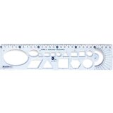 Triso Ravnilo Noma 5, 30 cm, transparentna modra Cene
