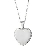 Ogrlica RU-34227 Heart - Srebrna KP34227 | shoptok.hr