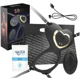 pripenljiv vibrator za draženje klitorisa (črna)