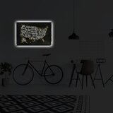 Wallity Slika sa LED osvetljenjem ABD-009, 45x70 cm | ePonuda.com