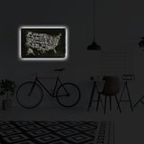Wallity Zidna slika sa LED osvjetljenjem ABD-009, 45x70 cm | Eponuda.ba