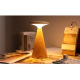 Gingko LED stolna lampa u prirodnoj boji s drvenim sjenilom (visina 21 cm) Sylva – | shoptok.hr