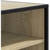 vidaXL Omarica za čevlje sonoma hrast 75x38x97,5 cm inž. les in kovina | Shoptok.si