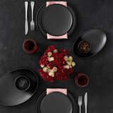 Maxwell williams Plitev krožnik z robom Caviar Black 26,5cm / črn / porcelan, (5000199134) | Shoptok.si