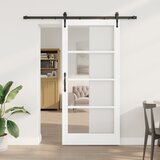vidaXL Drsna vrata z dodatki bela 93x202 cm trden les bor, Notranja vrata z steklom 'ORKDAL'bela 93x202x4 cm Cene