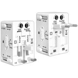  Univerzalni AC adapter z vtičem tipa E HS-703 | Shoptok.si