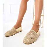Gemre Golden lace platform espadrilles Plevis | shoptok.hr