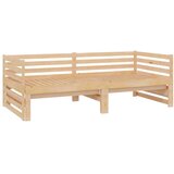  Dnevni ležaj na izvlačenje 2 x (90 x 200) cm masivna borovina | shoptok.hr