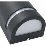  Zunanje stenske svetilke 2 kosa 35 W črne polkrožne, (20770002) | Shoptok.si