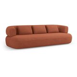 Micadoni Sedežna garnitura iz tkanine bouclé v barvi terakote 226 cm Jenny – | Shoptok.si