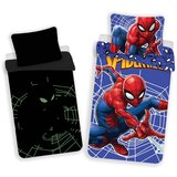 Jerry Fabrics Crvena/plava pamučna dječja posteljina sa svjetlećim efektom za krevet za jednu osobu 140x200 cm Spider-man – Cijene
