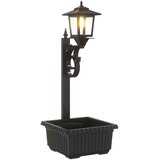  Ulična svjetiljka s saksijom Crna 29 x 28 x 74 cm ABS i PP | Eponuda.com
