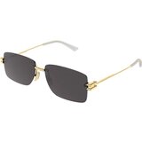Bottega Veneta BV1126S 002 ONE SIZE (58) Zlata/Siva | Shoptok.si