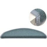  Prostirke za stepenice 15 kom 56x17x3 cm morsko plave poluokrugle | shoptok.hr