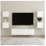  6-dijelni set TV ormarića bijeli od iverice | shoptok.hr