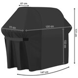 Kaminer Poklopac za vrtni roštilj 147x61x122cm | shoptok.hr