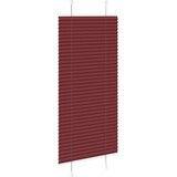  Plisirana zavjesa Bordo crvena 60x100 cm Širina tkanine 59,4 cm Poliester | shoptok.hr