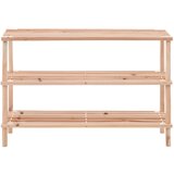 Furnova Stojalo za čevlje 3-nadstropno trden les jelke, (21955816) | Shoptok.si