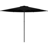  Vrtni suncobran 300 x 300 cm Poliester Pravokutni Crna | Shoptok.si