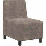  Modularna sofa bez naslona za ruke tamno siva 55 cm umjetna koža | Eponuda.com