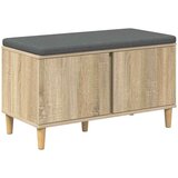  Haldna klop z blazino z vrati Sonoma hrast 80 x 38 x 46 cm, (5000155664) | Shoptok.si