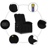  fotelja crna tkanina - Crna 1 Ručno guranje unatrag Da | shoptok.hr