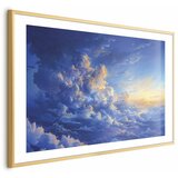  Plakat When the Sky Becomes Canvas: A Masterpiece of Nature in the Clouds 30x21 Zlatni okvir s margom | shoptok.hr