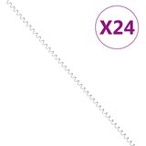 vidaXL Spirale za gabion 24 kosov pocinkano jeklo 100 cm Cene