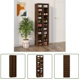 The Living Store Omarica za čevlje rjavi hrast 54x34x183 cm konstruiran les - Omara Za Čevlje, (21744450) Cene
