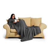 Odeja z rokavi Snug-Rug Deluxe - temno siva | Shoptok.si