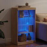  Komoda s LED svjetlima boja hrasta sonome 60,5x37x100 cm | Eponuda.ba