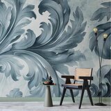  Foto tapeta - Stone Baroque Ornaments in Light Shades of Gray-Blue 450x315 Premium | shoptok.hr