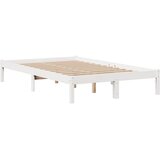  s regalom z knjige bez madraca bijeli 135x190cm borovina | shoptok.hr