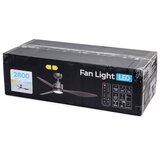  ZEVENTI - LED prigušiva plafonski ventilator LED/20W/230V 2700-6500K 132cm crna + daljinski upravljač | Eponuda.com