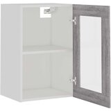 Viseći stakleni ormarić siva boja hrasta 40 x 31 x 60 cm drveni | shoptok.hr