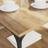  Kava Stol Umjetnički hrast 55 x 55 x 40 cm Konstruirano drvo | shoptok.hr