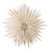 Bloomingville Bela viseča svetlobna dekoracija ø 50 cm Elijas – | Shoptok.si