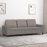  Trosjed od tkanine Smeđe-siva 180 cm | shoptok.hr