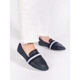 Shelvt Navy blue elegant slip-on ballerinas Cijene