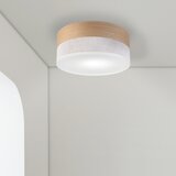  stropno svetlo sirja wood 1xE27/15W/230V prečnik 35 cm bela/hrast | Eponuda.com
