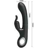 Pretty Love vibrator rabbit carina (črna) | Shoptok.si