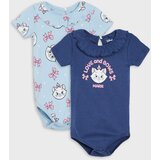 Sinsay Pamučno bodi s printom i ukrasnom ovratnikom 2 pack Marie | shoptok.hr