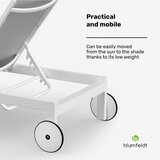 Blumfeldt Lucca Lounge ležalnik | 120 kg nosilnost | 5-stopenjski | vodoodporen | Shoptok.si
