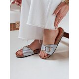 DStreet Klapki damskie na korku KORKISTI niebieskie | Shoptok.si