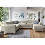 Miuform Bež sklopiva/s prostorom za odlaganje kutna garnitura (s lijevim kutom/u obliku slova "U") Classy Sophie – | shoptok.hr