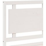  Dugi okvir kreveta bez madraca bijeli 200 x 210 cm masivno drvo | shoptok.hr