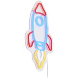 QAZQA Neon stenska svetilka večbarvna vklj. LED - Raketa Cene